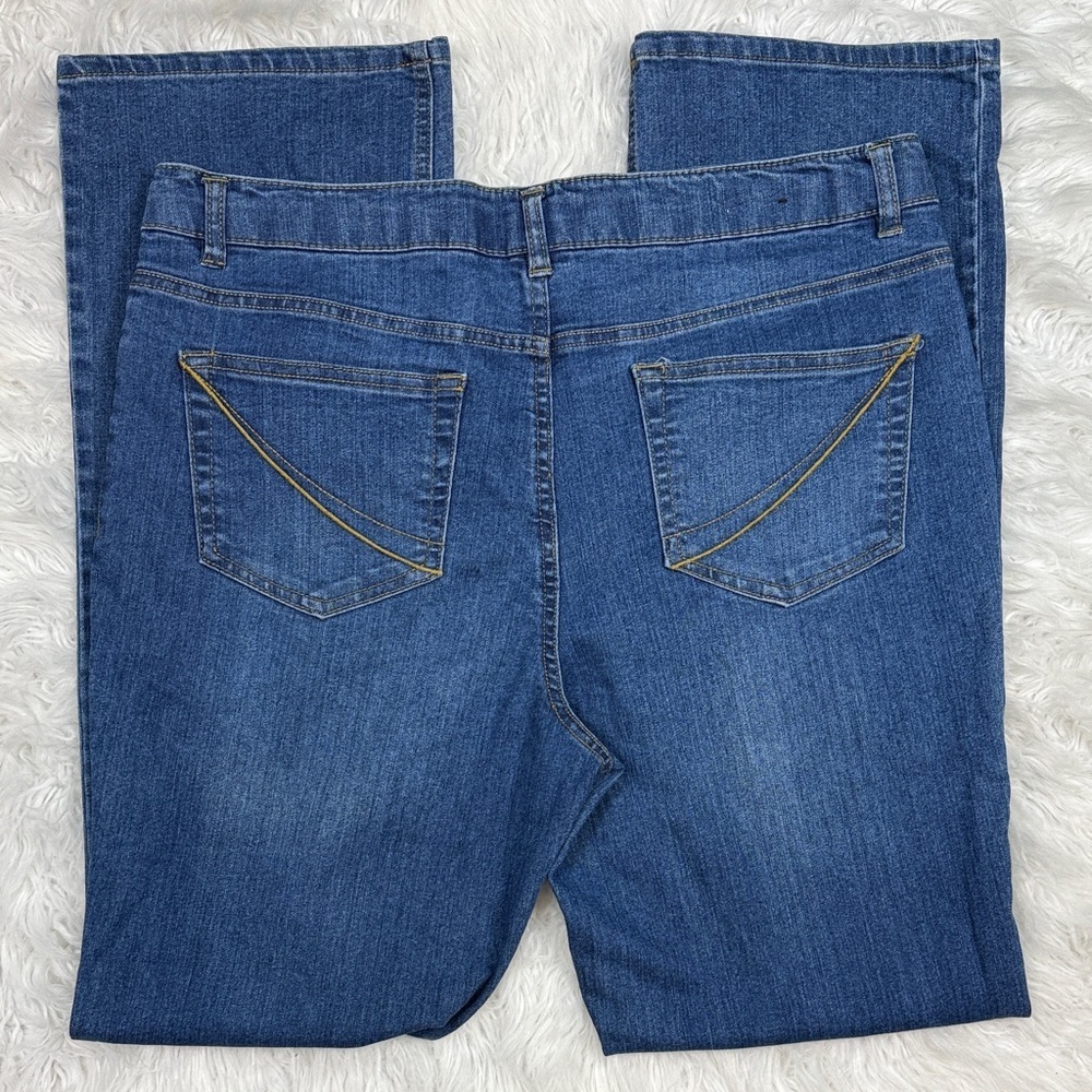 Attention Women's Straight Leg Blue Jeans Contemporary Fit - Picture 2 of 6